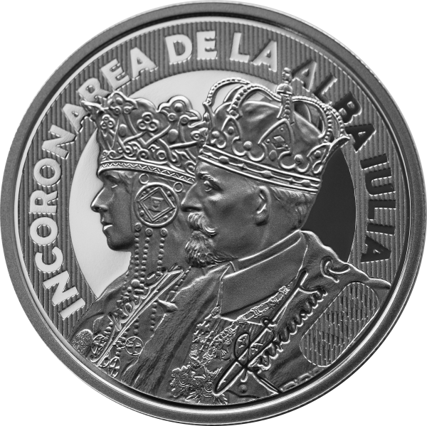 BNR a lansat două monede noi. O monedă din aur și o monedă din argint cu tema 100 de ani de la încoronarea de la Alba Iulia a Regelui Ferdinand I și a Reginei Maria. 4