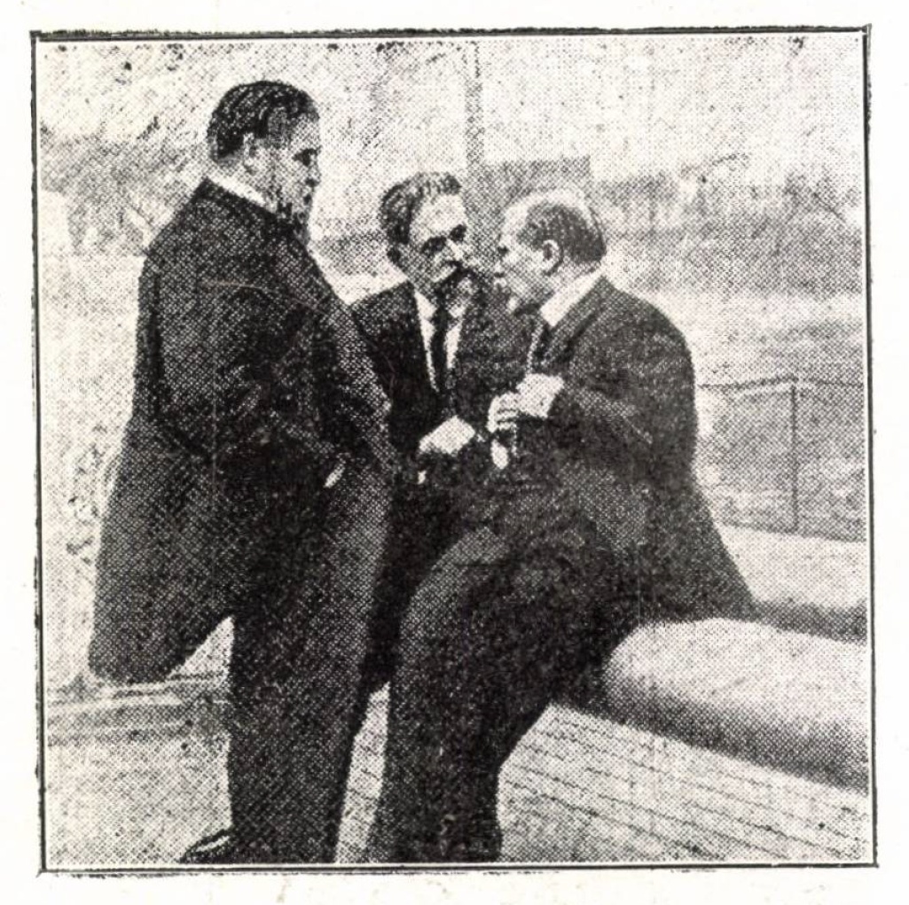Ion I.C. Brătianu, Louis Barthou, Albert Thomas. FOTO „Actualitatea” nr. 5/1922